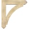 Ekena Millwork Thorton Arts and Crafts Rough Sawn Bracket w/ Offset Brace, Douglas Fir, 8"W x 36"D x 40"H BKT0806X36X40THR03RDF - alternate 4